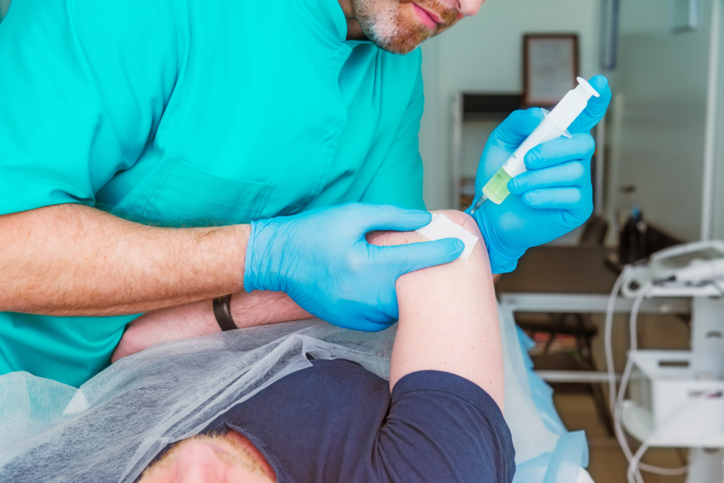 neurologist doctor makes an injection therapy blo 2025 02 12 14 02 01 utc